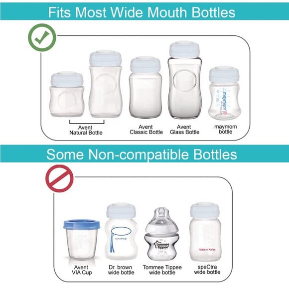 🥣 Maymom // Sealing discs and caps, for Philips Avent bottles, 6pcs - Picture 2 of 4